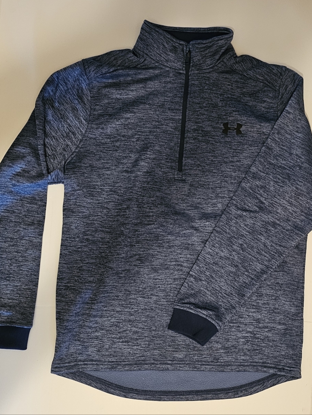 Under Armour Blue Heather Quarter-Zip Pullover